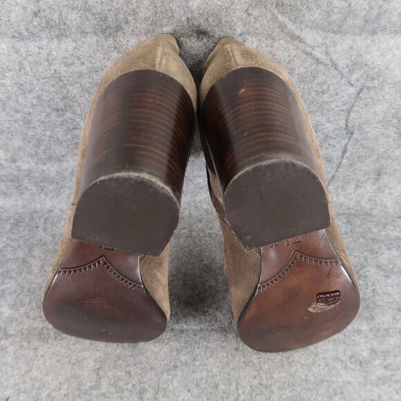 Alberto Fermani Shoes Womens 39 Booties Fashion Leather Cutout Open Toe Brown - Picture 12 of 16